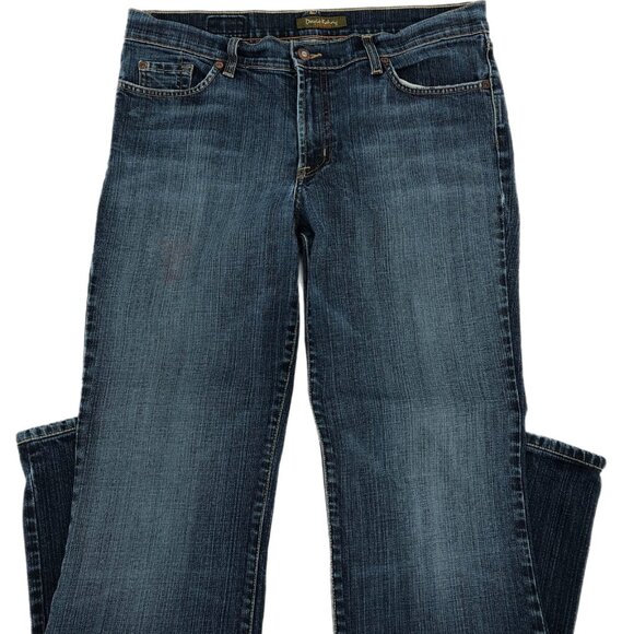 David Kahn Denim - David Kahn Blue Hi-Rise Straight Leg Jeans | Made in United States